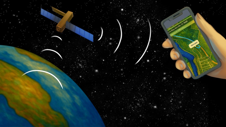 DryPath app showing safe routes and shelters